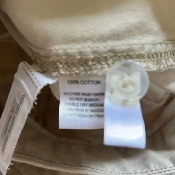 LOFT tan cotton shorts size 2 - Picture 5 of 5